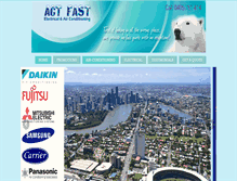 Tablet Screenshot of actfastairconditioning.com.au